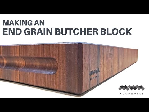 How to Make a Walnut End Grain Butcher Block