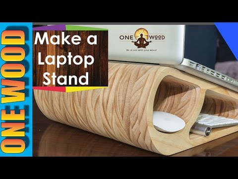 How to Make a Wooden Laptop Stand and learn woodworking