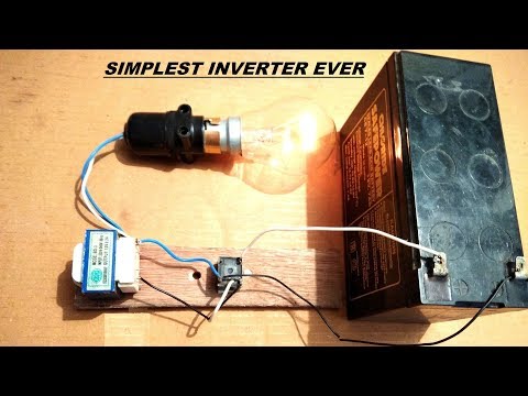 How to Make a simple 12v to 220v DC to AC power inverter