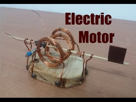 How to Make an Electric Motor open fram | Tutorial