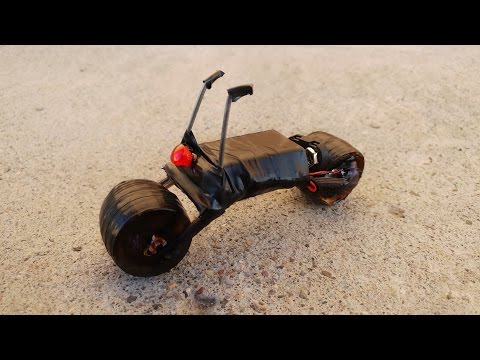 How to Make an Electric Motorcycle (DIY Mini Motorcycle) Mini electric car