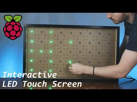 How to Make an Interactive LED Touch Screen | Raspberry Pi Projects