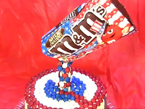 How to Make an M&amp;amp;M Anti Gravity Cake