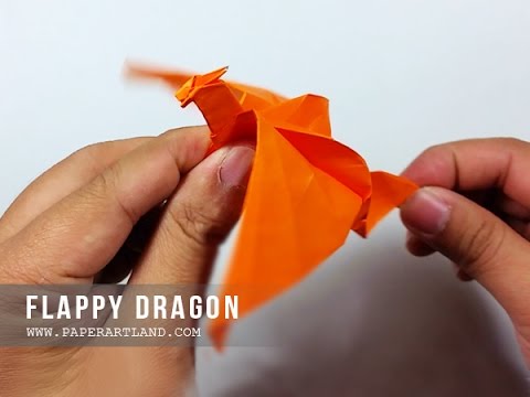 How to Make an Origami Flappy Dragon