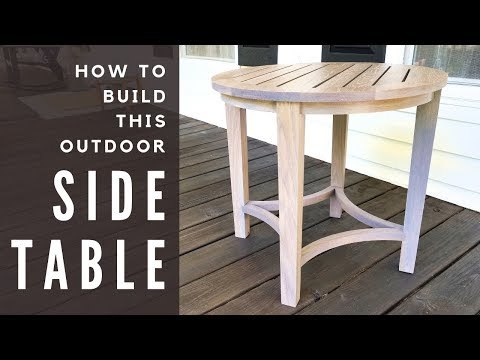 How to Make an Outdoor Side Table