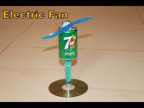 How to Make an Small Electric Table Fan - Easy Way