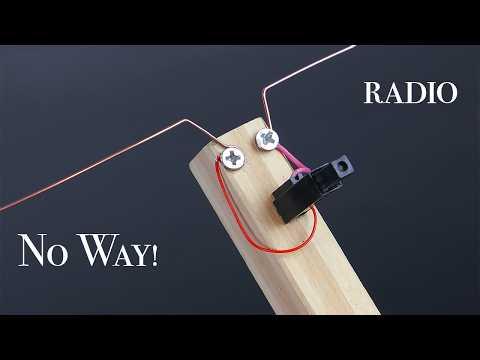 How to Make the easiest Radio in the World! Make It Yourself at Home!