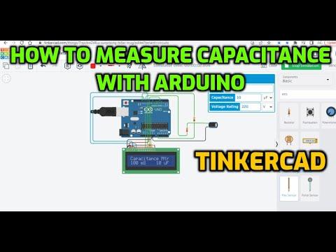 How to Measure Capacitance on #Arduino UNO and #Tinkercad #AeroArduino