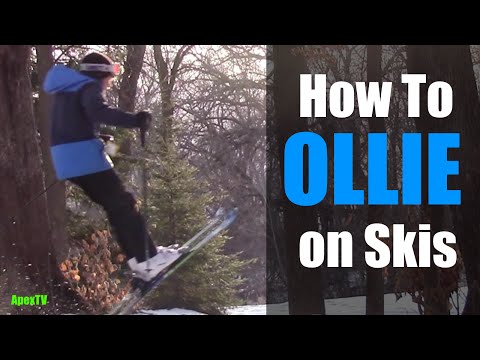 How to Ollie on Skis TUTORIAL