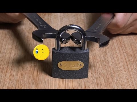 How to Open a Lock with a Nut Wrench