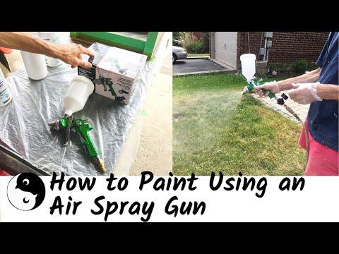 How to Paint Using a Paint Spray Gun | Birdz of a Feather