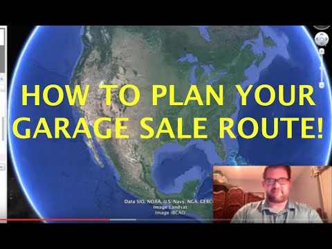 How to Plan Your Garage Sale Route Using Google Earth