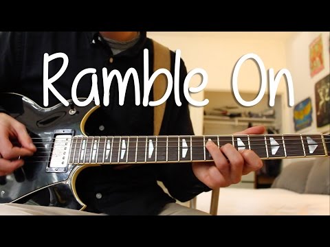 How to Play &amp;quot;Ramble On&amp;quot; by Led Zeppelin EASY On Guitar