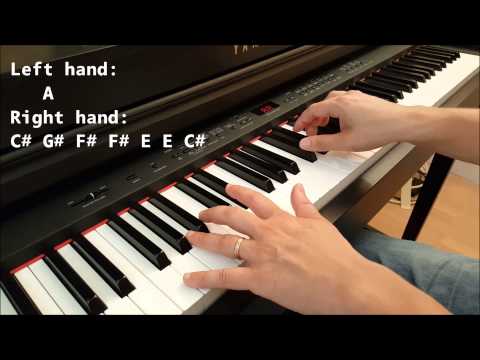 How to Play Counting Stars on Piano EASY