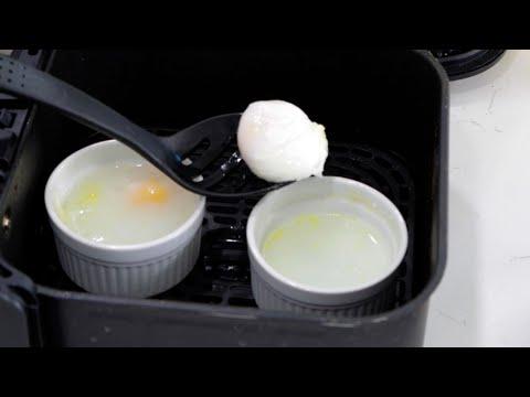 How to Poach Eggs in the Air Fryer | Two Methods | Cooking Basics