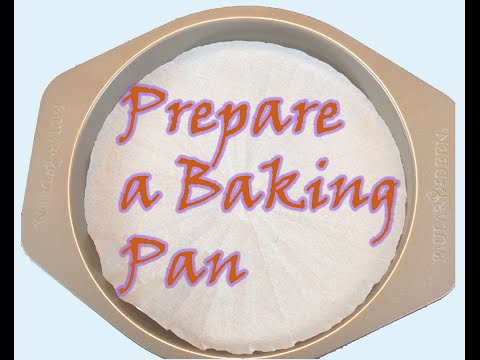 How to Prepare a Baking Pan