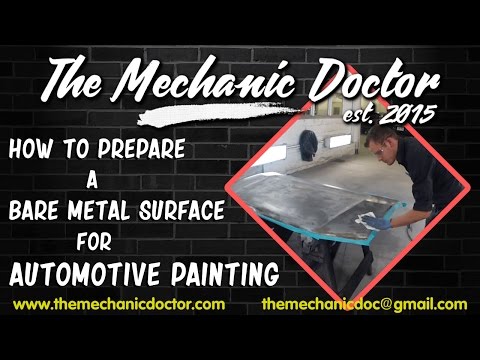 How to Prepare a Bare Metal Surface for Automotive Painting