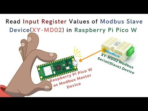 How to Read Input Register Values of Modbus Slave/RS485 Device in Raspberry Pi Pico W | IoT | IIoT |