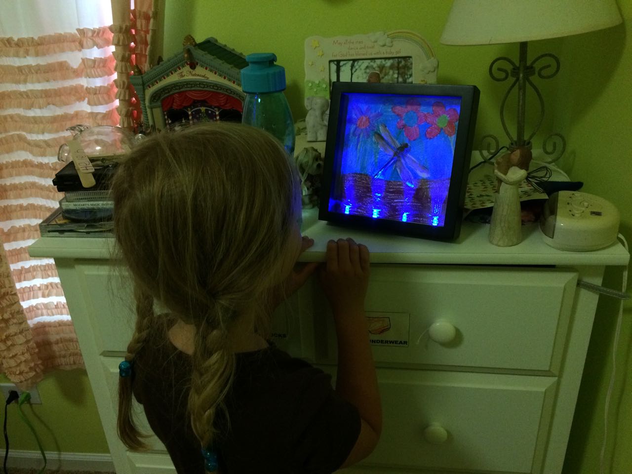 How to Repurpose AntWorks LED's in Shadow Box-Finished Product-Kids Love It.jpg