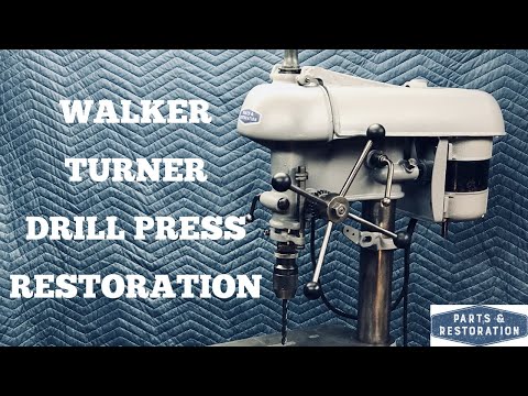 How to Restore a Drill Press | Tool Restoration | Vintage Walker Turner 900 Series 15&amp;quot;