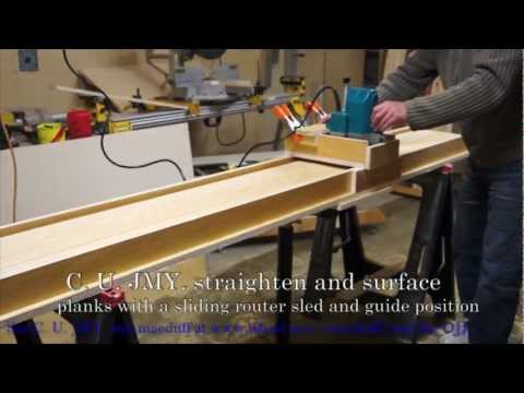 How to Router sled surfacer and planer.wmv