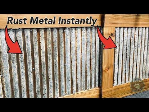 How to Rust Metal Quickly