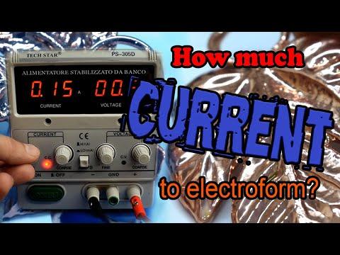 How to Set Up Your Power Supply and Calculate the right Current for Electroforming