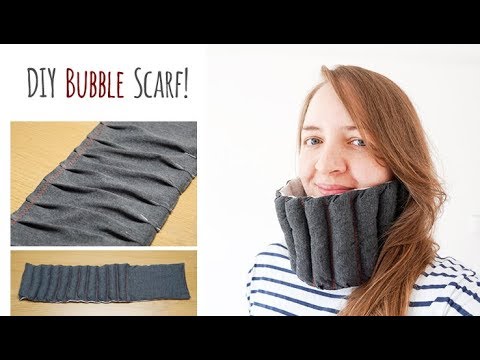 How to Sew: My Cosy Bubble Scarf! | Easy Sewing Project for a Padded Snood | DIY Tutorial