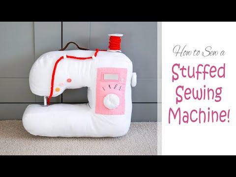 How to Sew: a FABRIC SEWING MACHINE ! | Fun Stuffed Toy Project | Soft Sculpture DIY