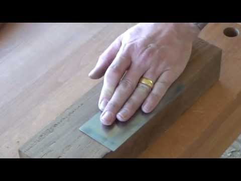 How to Sharpen a Card Scraper in 60sec