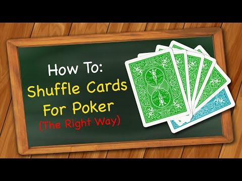How to Shuffle Cards for Poker (The Right Way)
