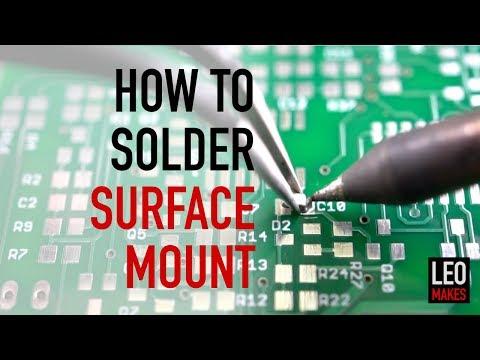 How to Solder Surface Mount parts (it's easy!)