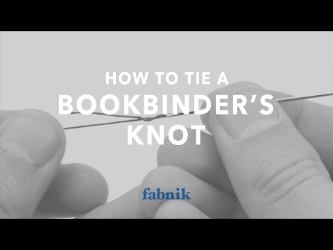 How to Tie a Bookbinder's Knot