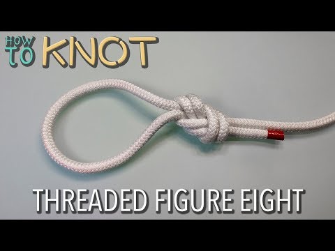 How to Tie a Threaded Figure Eight