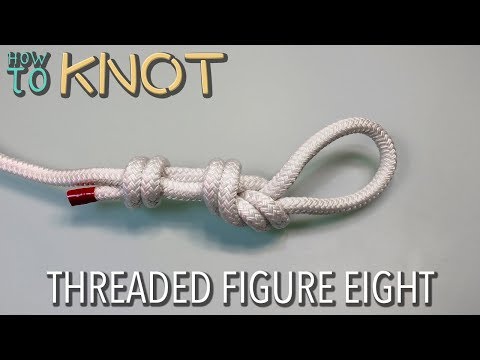 How to Tie a Threaded Figure Eight with Stopper Knot