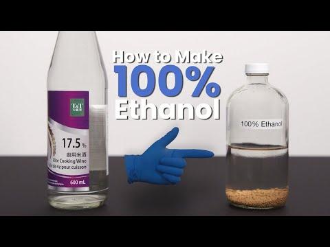 How to Turn Cooking Wine to 100% Ethanol (Anhydrous)