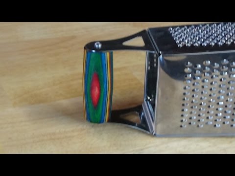 How to Turn a Multi - Colored Handle for a Cheese Grater