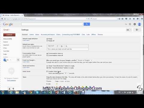 How to Unsend Emails in GMAIL