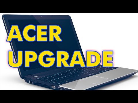 How to Upgrade RAM, SSD Drive on an Acer Aspire E1-571G Laptop