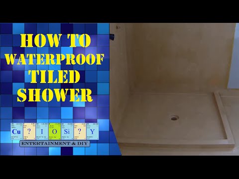 How to Waterproof Tiled shower professionally DIY