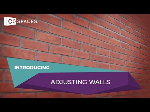 How to adjust the size of wall in CoSpaces