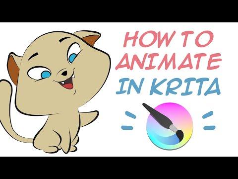 How to animate in Krita [Tutorial] Tools and Panels - Free animation Software