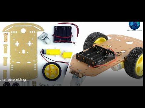 How to assemble 2WD Arduino Robot Car chassis in 3 steps. || Unboxing and installation