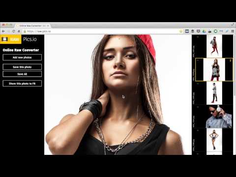 How to batch resize images online using Raw.pics.io