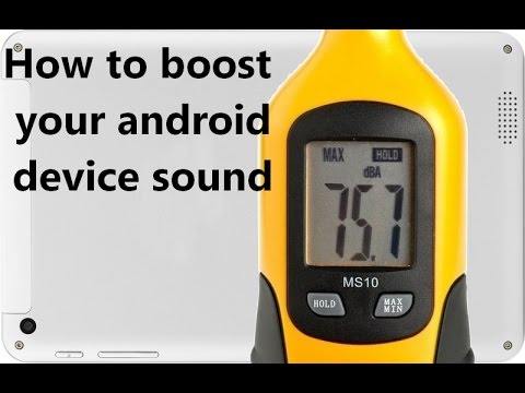 How to boost your android device sound