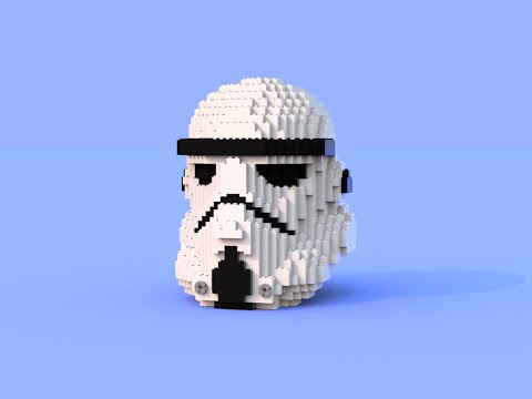 How to build Lego StormTrooper Helemt