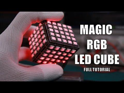 How to build Magic RGB LED Cube (with code and files)