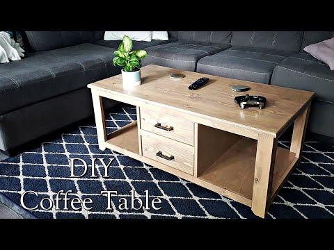 How to build a Coffee Table with storage, style and character