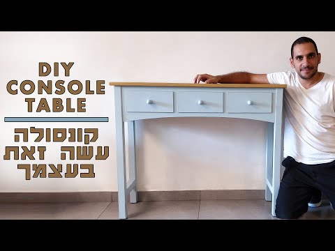 How to build a DIY Console Table | Hall Table | Entry Table