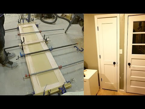 How to build a door from scratch - DIY home remodel and woodworking project